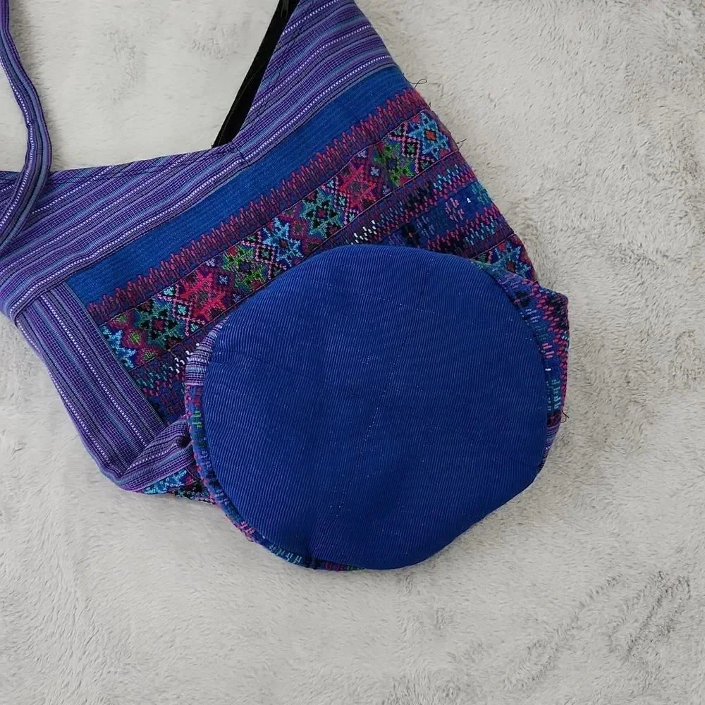 BOHO Stitched side satchel bag